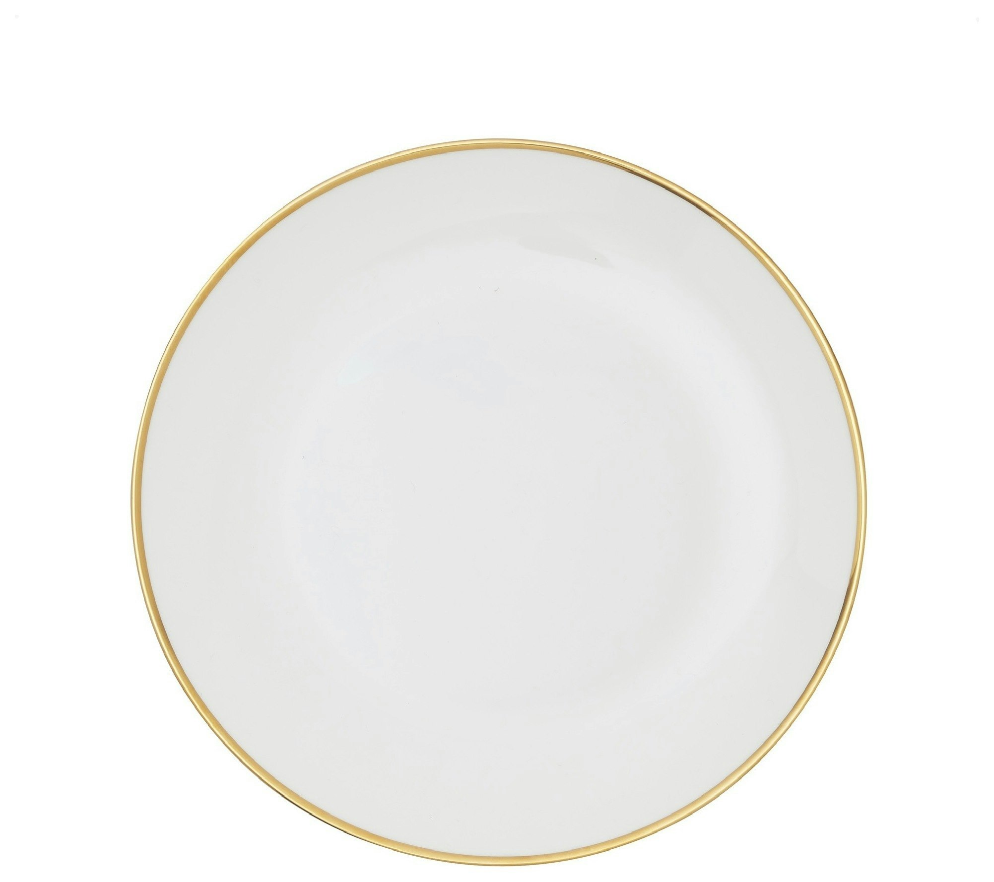 Закусочная тарелка «Виго» с золотым кантом