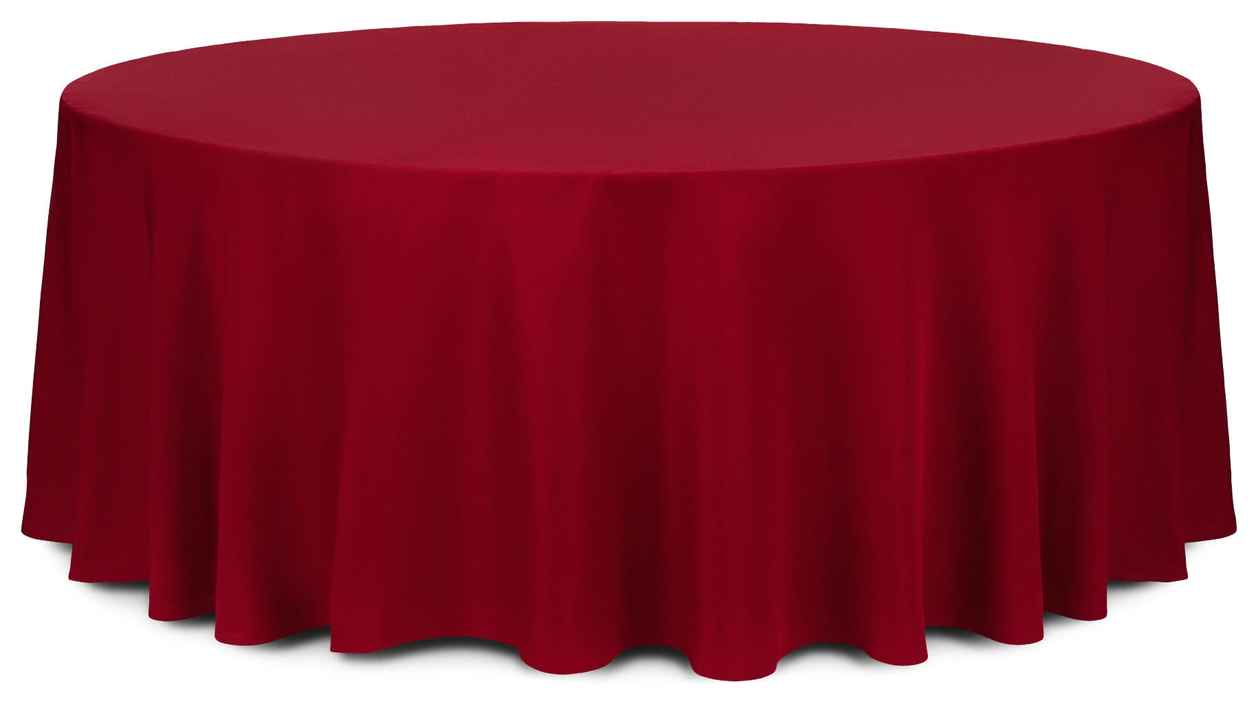 Скатерть круглая габардин винная