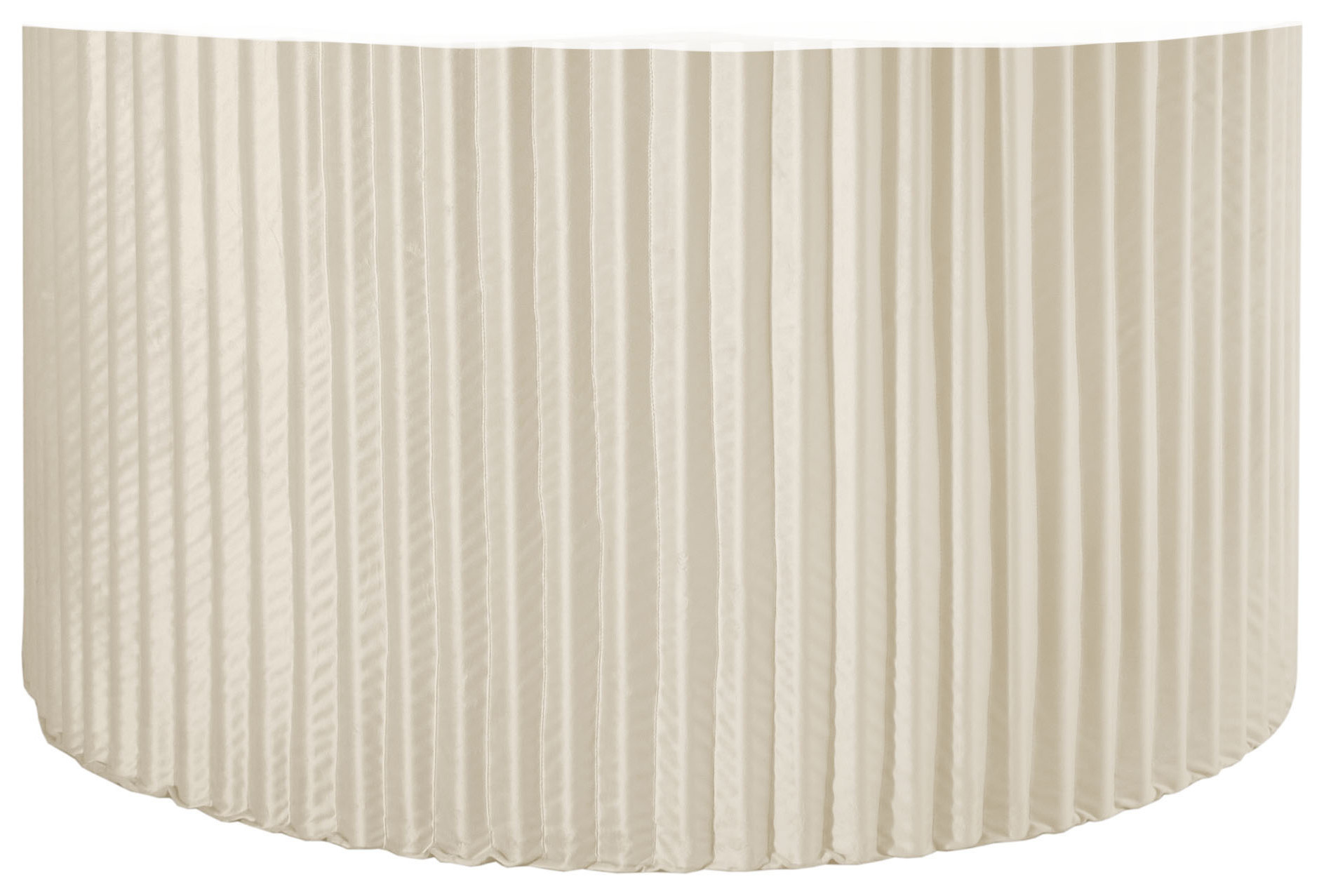 Чехол для ноги круглого стола Арис, молочный бархат