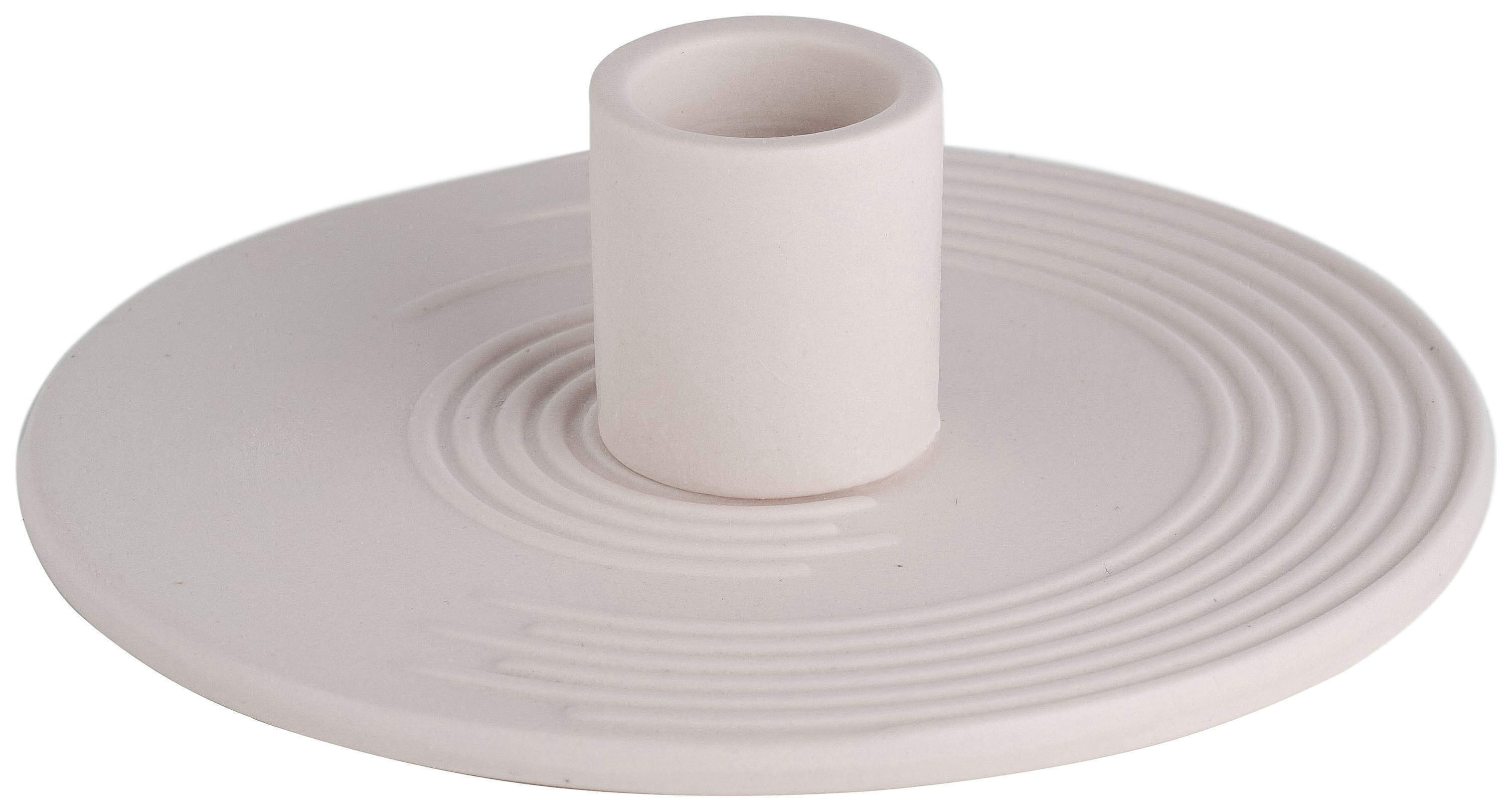 Подсвечник «Ассо» светло- розового цвета