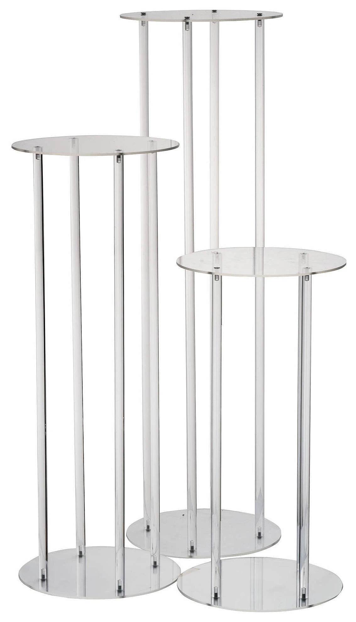 Набор стоек для цветов  прозрачные «Фрея»