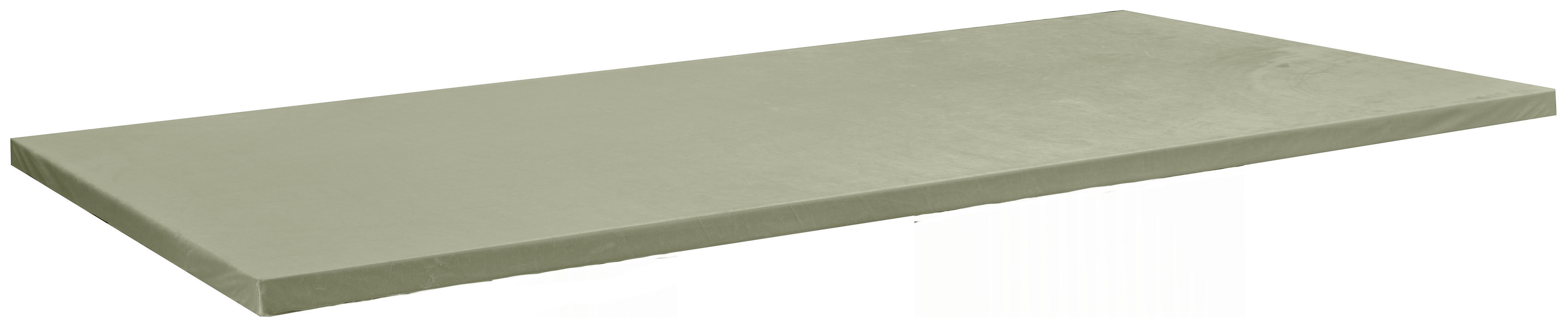 Чехол для столешницы прямого стола Арис, пыльно-зеленый бархат