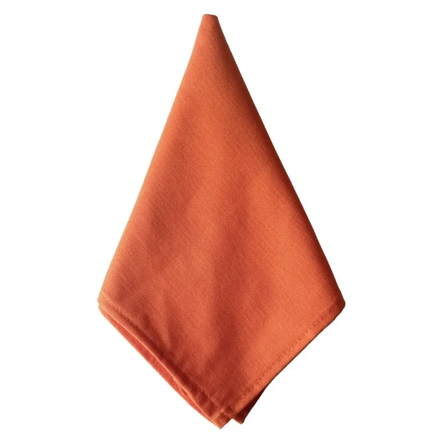 Салфетка из смесового льна, Бархатные ноготки - Фото миниатюра 1