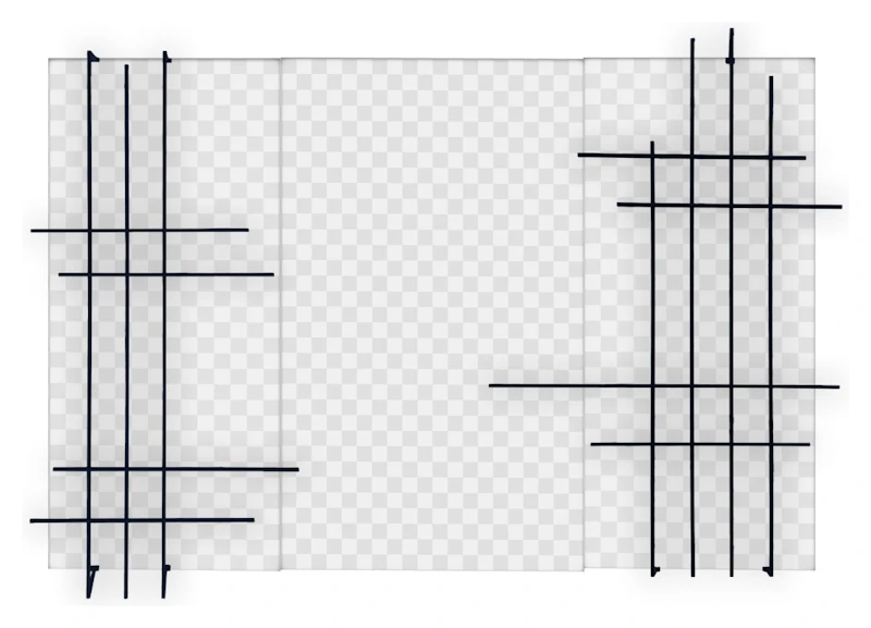 Банерная конструкция + сет Лейер Грид + печать Принт и т.д.