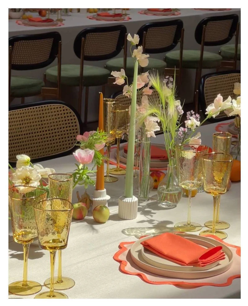 Салфетка-плейсмат Сквош, Срез тыквы