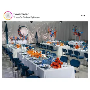 Стул Модерн Серебро, Глубокий синий - изображение 5