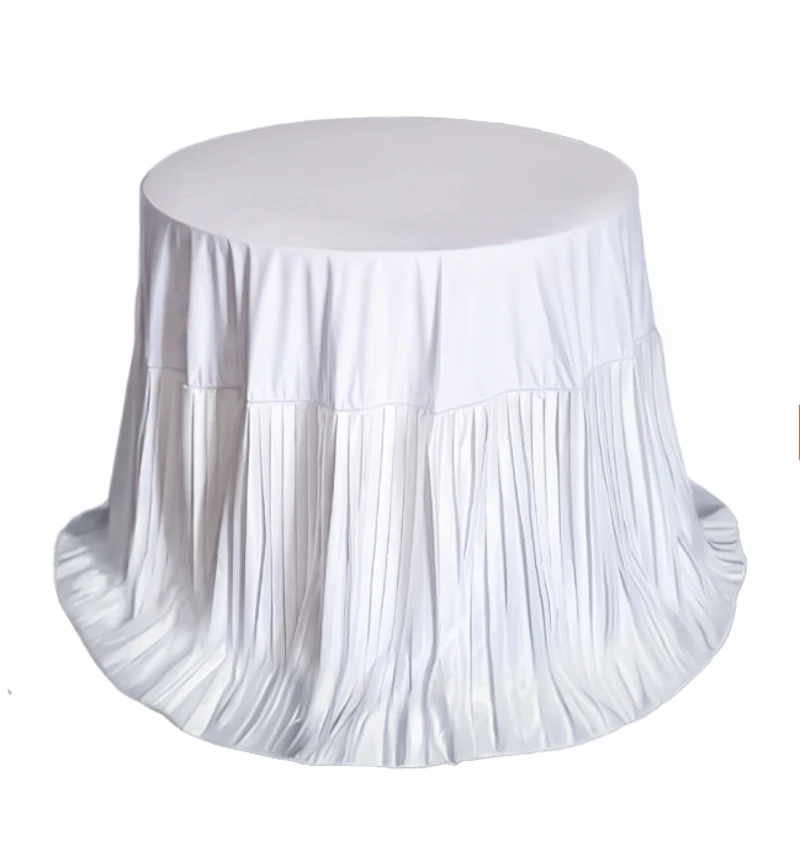 Скатерть для столика для торта плиссированная