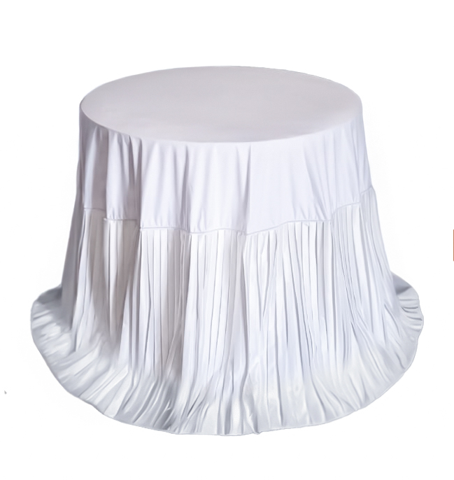 Скатерть для столика для торта плиссированная