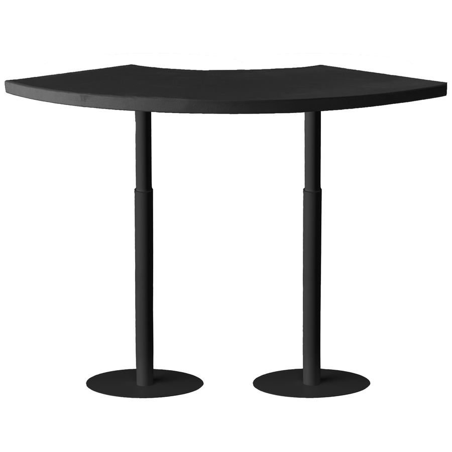 Стол коктейльный Твист Змейка С, Лакричный леденец + Черная ночь (телескопические ноги) - Фото миниатюра 1