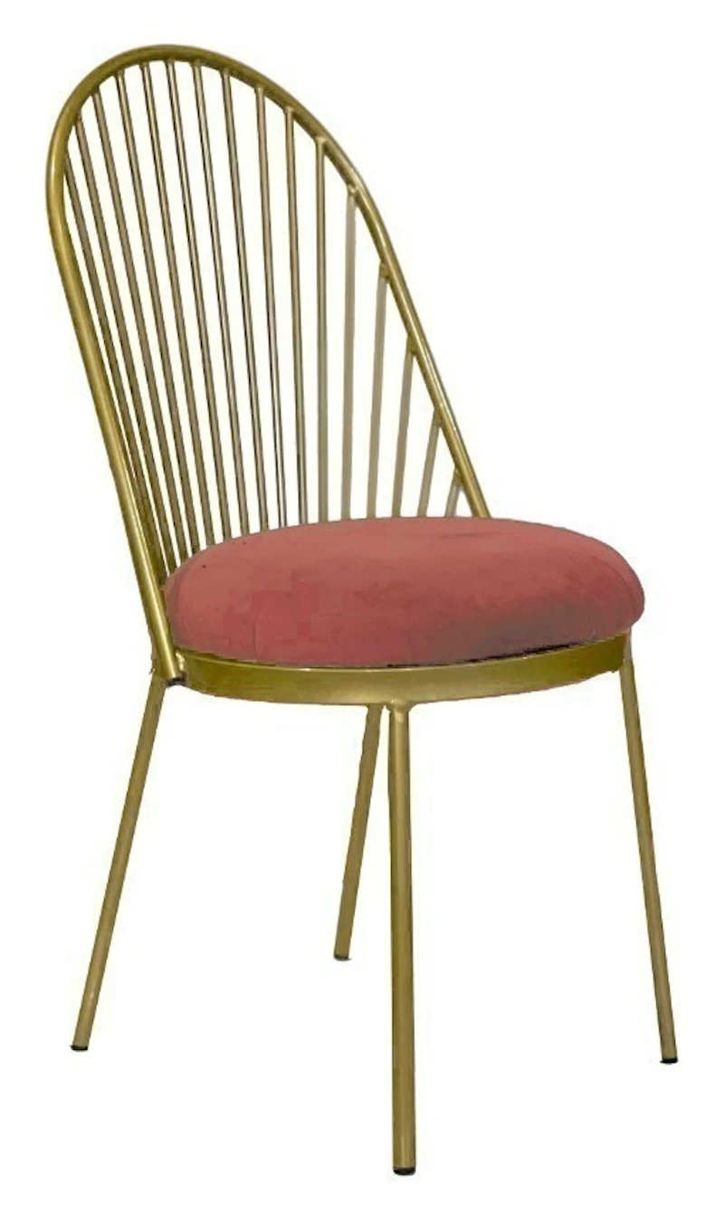 Стул Ле Солей, велюр,терракотовый