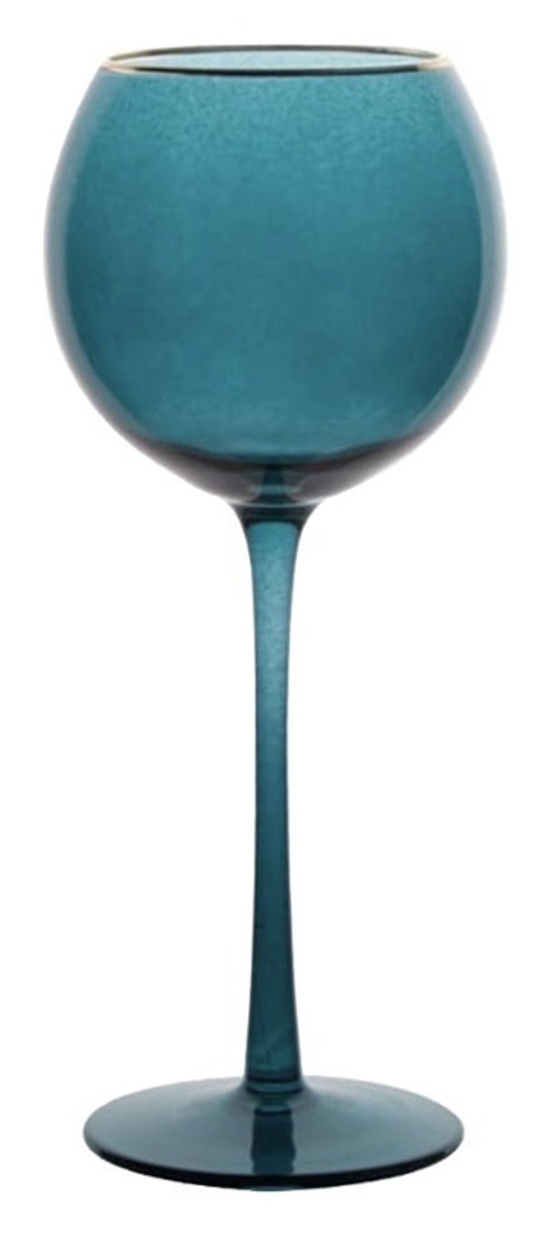 Бокал Сирен С синий с золотой каймой