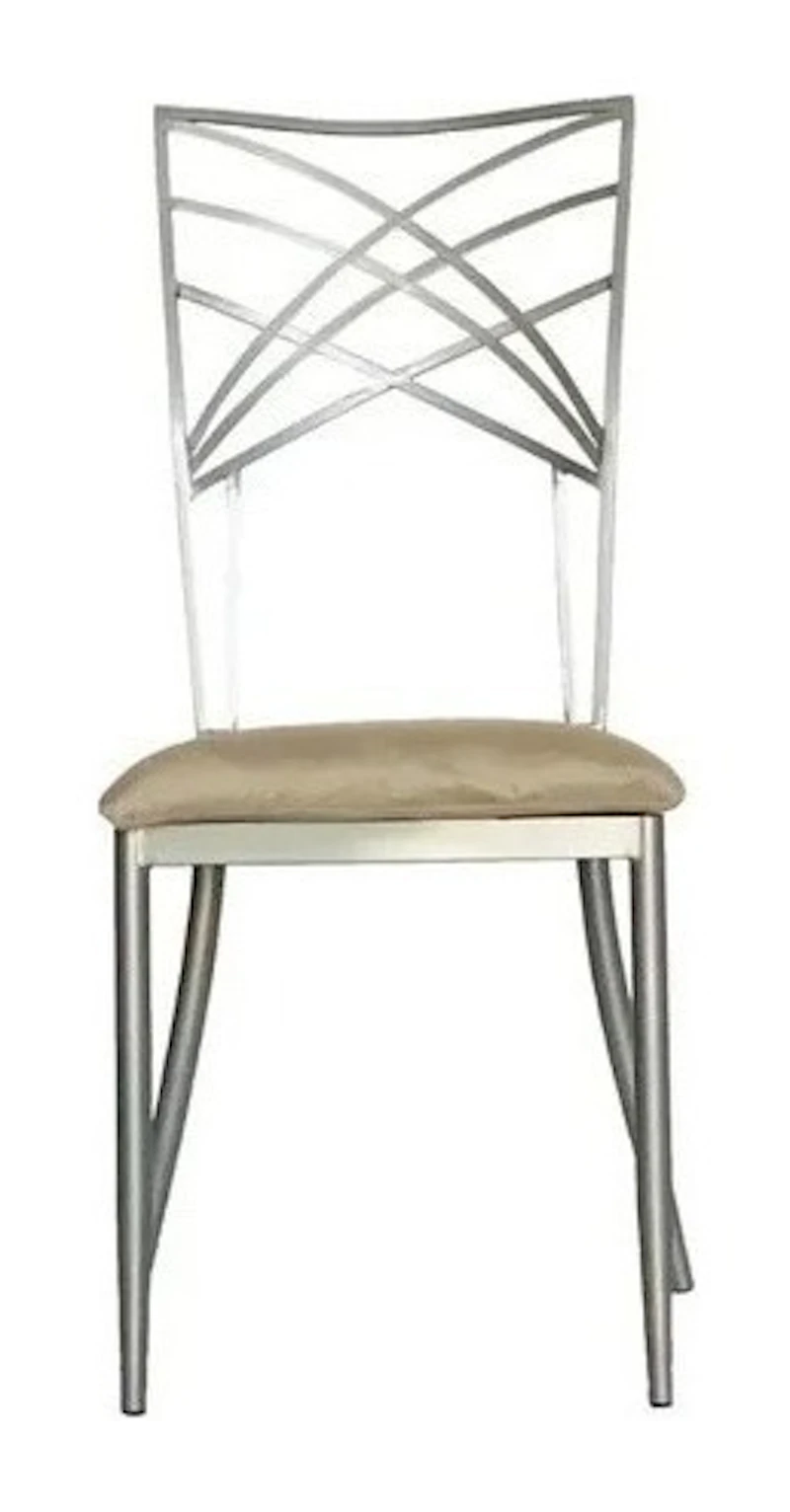 Стул Хамелеон серебро (велюр),бежевый