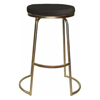 Стул барный Модерн Сэддл Шоко мокка (любой оттенок каркаса) - изображение 1