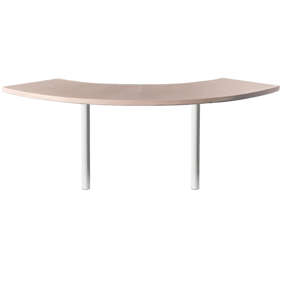 Стол коктейльный Твист Змейка М, Рафаэлло + Кремовый бисквит  (телескопические ноги) - Фото миниатюра 3