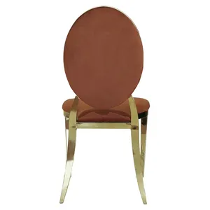 Стул Вашингтон Золото, велюр терракотовый - Фото 5