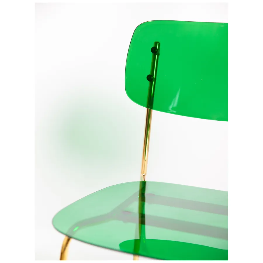 Стул Призм Золото, Послание в бутылке - Фото миниатюра 3