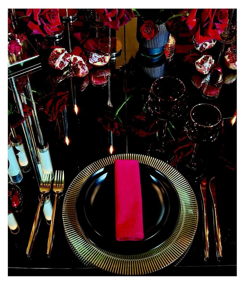 Сервировочная тарелка Окулус Золото