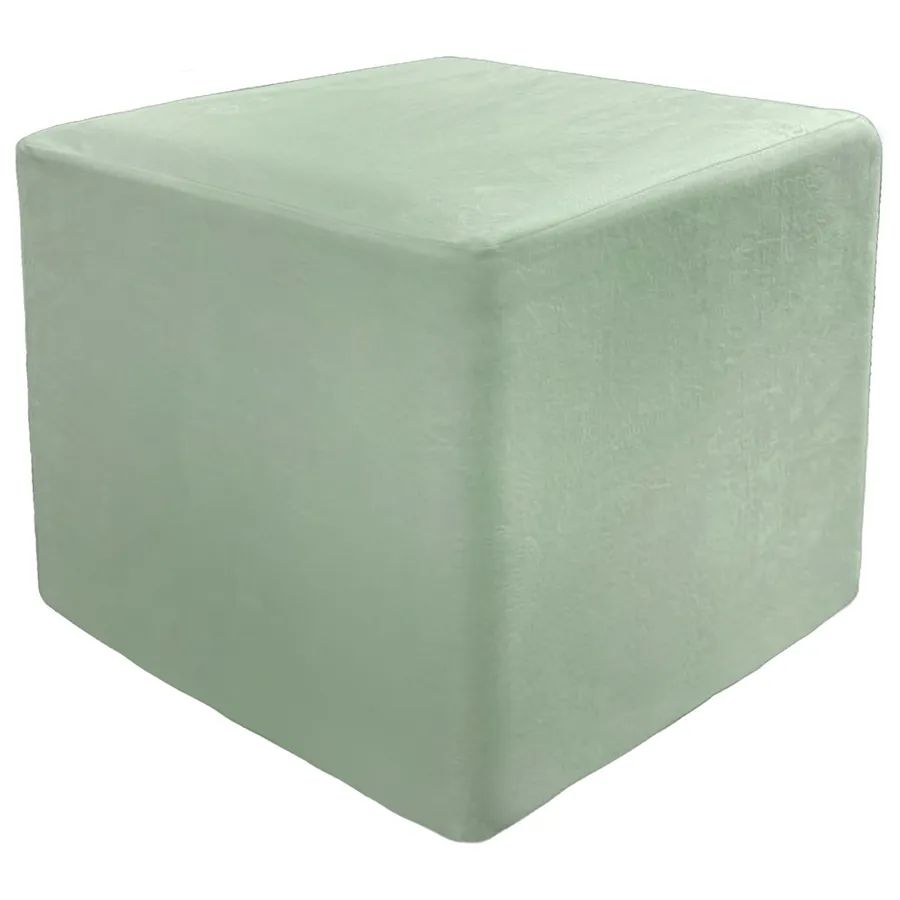 Пуф квадратный Точка, велюр, Шалфей - Фото миниатюра 1