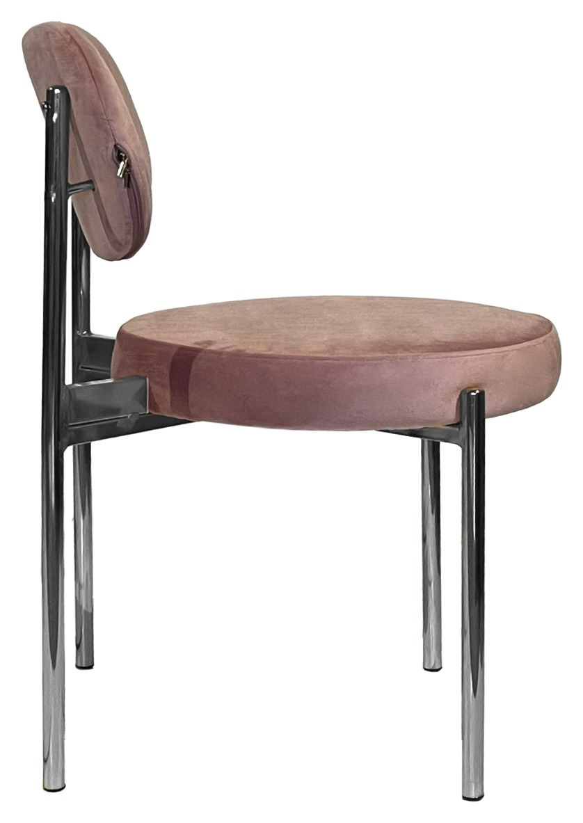 Стул Модерн Серебро, Розовая помада