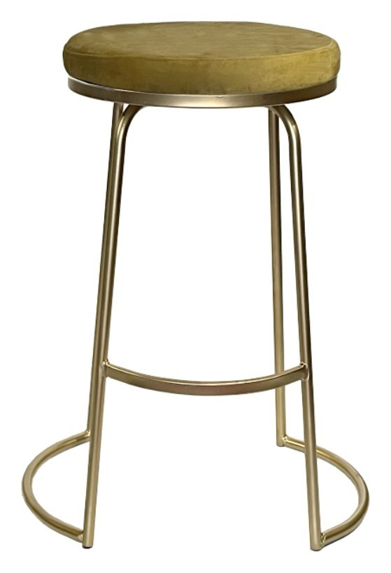 Стул барный Модерн Золотая охра (любой оттенок каркаса)