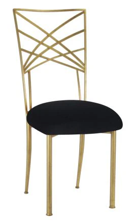 Подушка на стул Хамелеон черная велюр