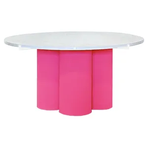 Журнальный столик Сквош, бифлекс, фуксия