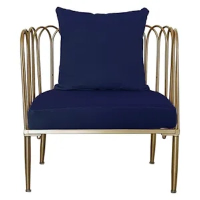 Кресло Сквош Глубокий синий - изображение 1