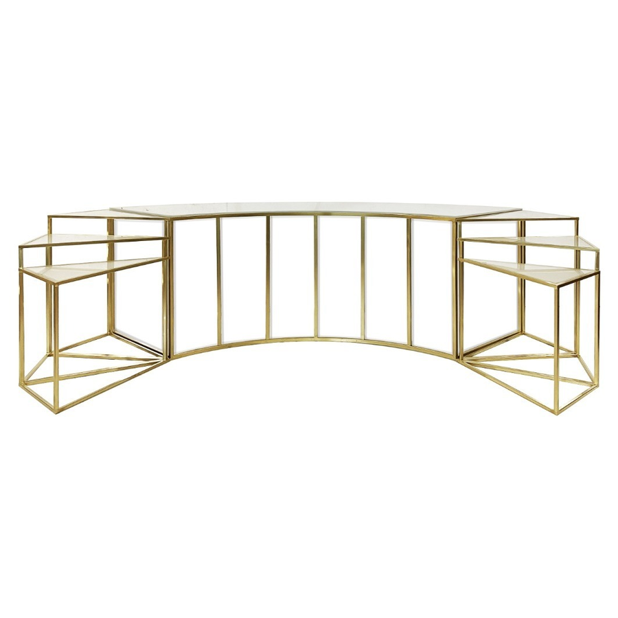 Стол-президиум Наутилус Серпент + Триплекс с матовым стеклом - Фото миниатюра 2