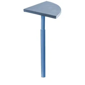 Стол коктейльный Твист Лепесток Черничный йогурт + серо-голубой (телескопическая нога) - изображение 2