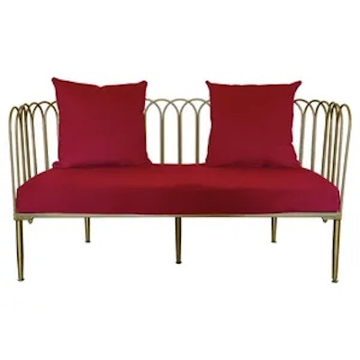 Диван Сквош М, Малиново-красный - изображение 1