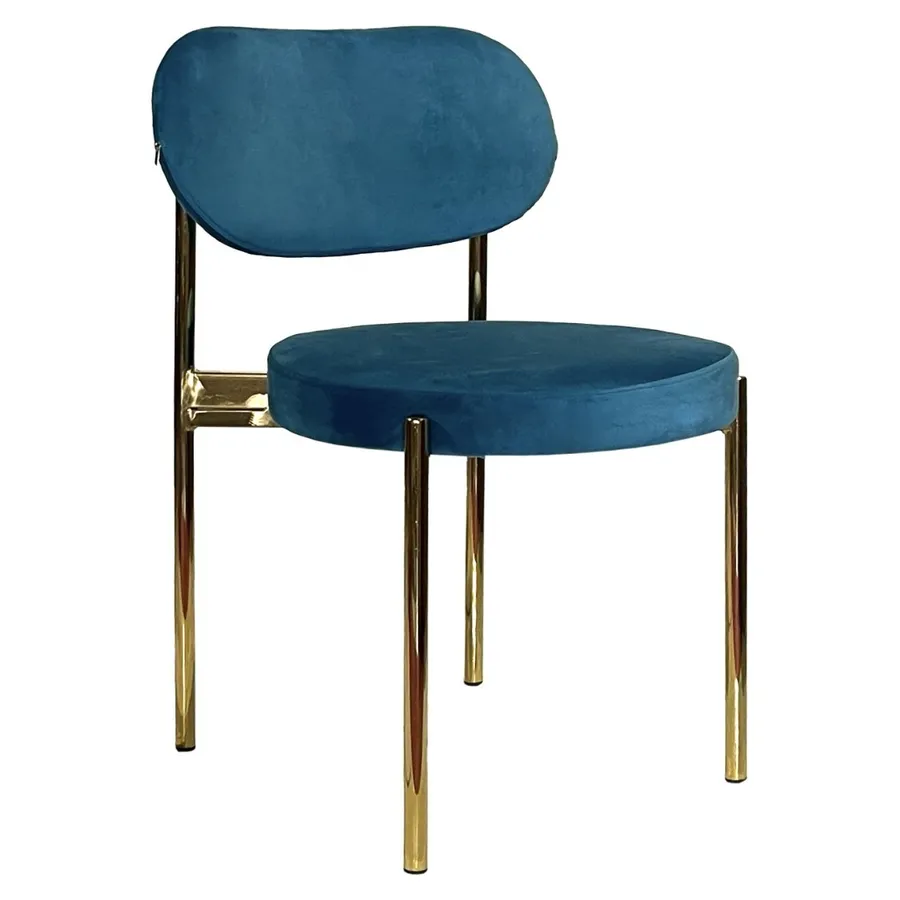 Стул Модерн Золото, Морская волна - Фото миниатюра 1