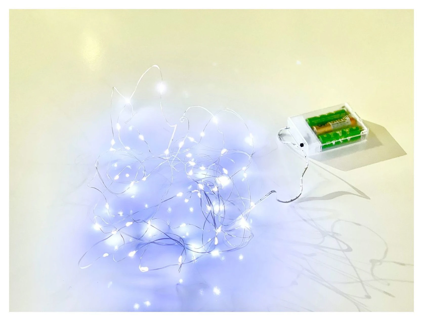 Гирлянда-нить холодный свет 3 м на батарейках