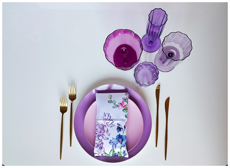 Сет бокалов Сквош Этюд в фиолетовом