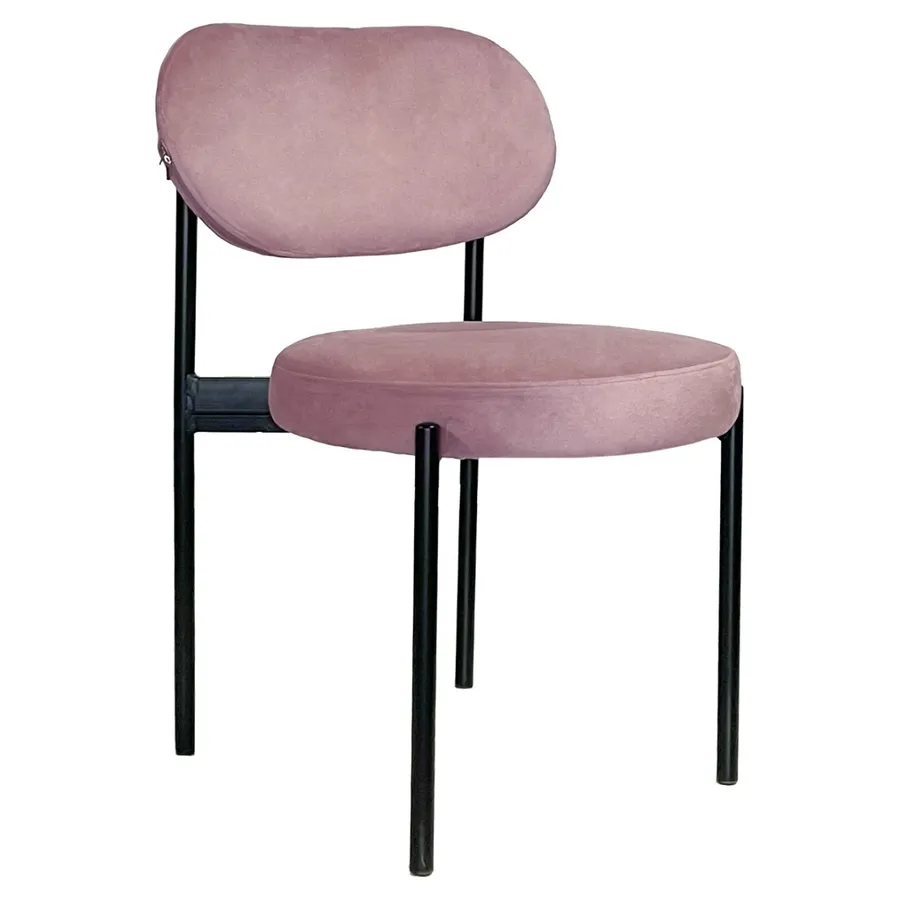 Стул Модерн Черный, Розовая помада - Фото миниатюра 1