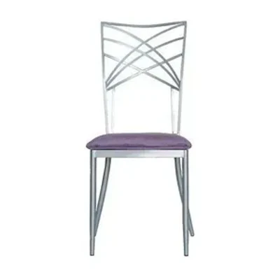 Стул Хамелеон серебро (велюр), сиреневый - изображение 2