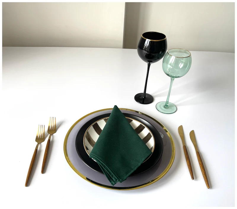 Салфетка из смесового льна, Бенгальский фикус