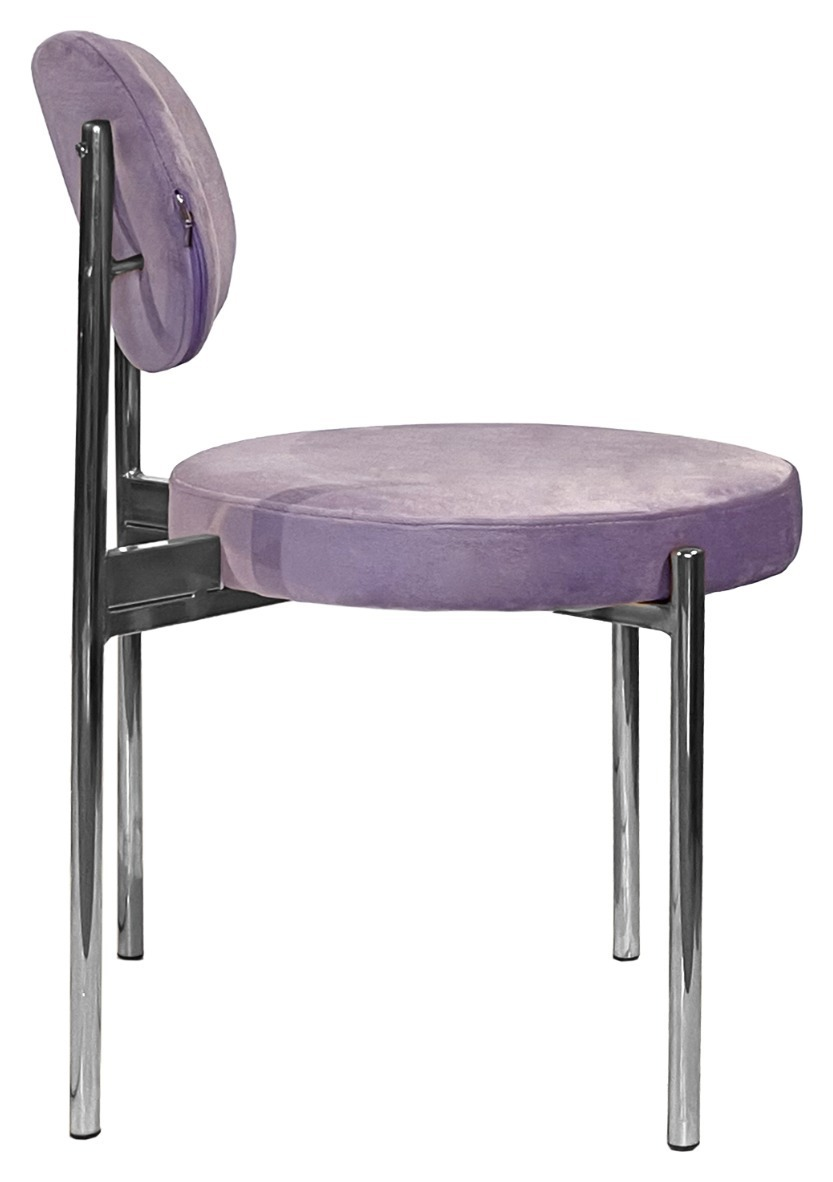 Стул Модерн Серебро, Нежная орхидея