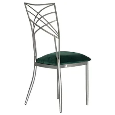 Стул Хамелеон Серебро, велюр изумрудный - изображение 4