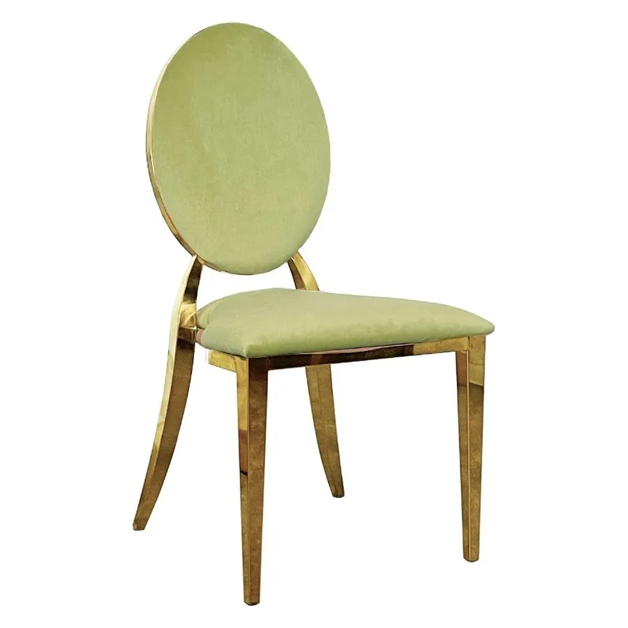 Стул Вашингтон Золото, велюр весенняя зелень - Фото миниатюра 1
