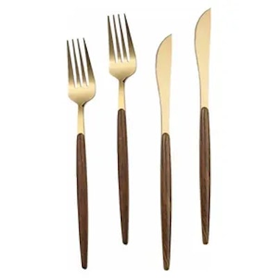 Столовые приборы Гоа Вуди, сет 4 предмета