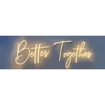 Неоновая надпись "Беттер Тугезер" (желтая) - изображение 2