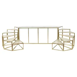 Стол-президиум Наутилус Ректангл + Триплекс с матовым стеклом - Фото 1