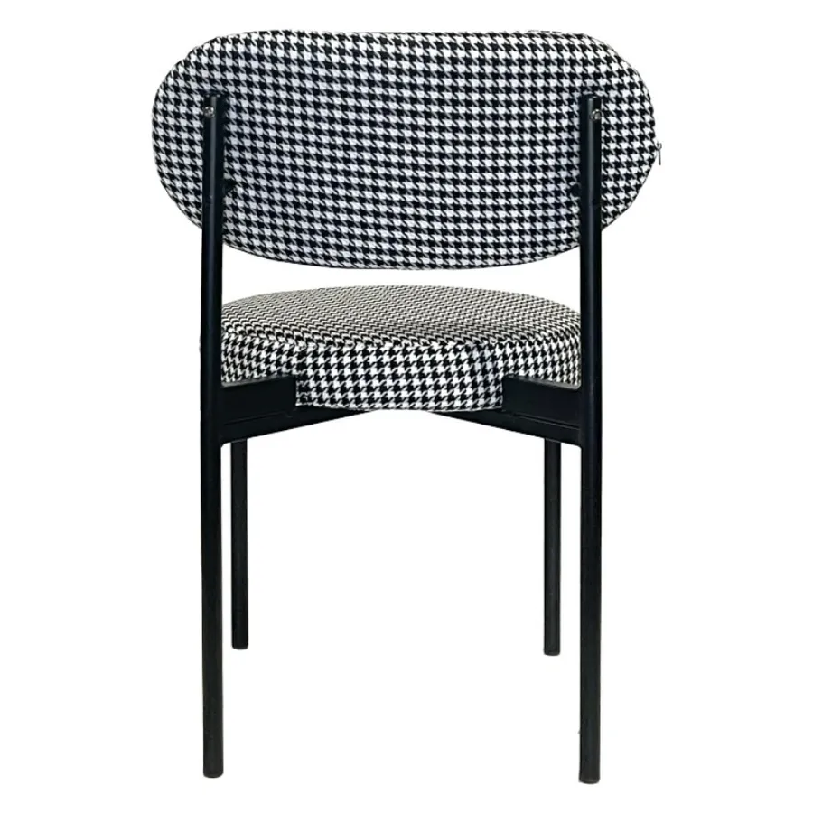 Стул Модерн Черный, Гусиная лапка - Фото миниатюра 5