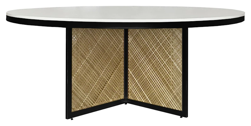 Стол Корнерс Конфесса, круглый белый + перекрас металла в любой цвет