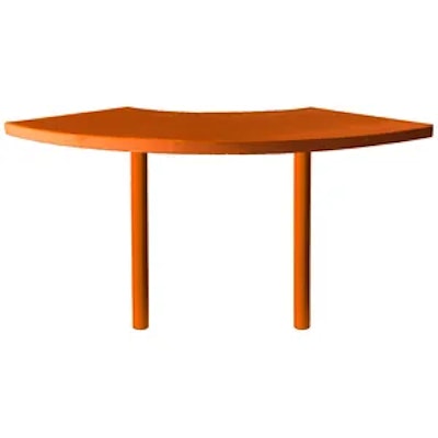 Стол коктейльный Твист Змейка С, Тыквенный тарт + Терракотовый (телескопические ноги) - изображение 3