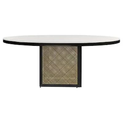 Стол Корнерс Конфесса, круглый белый + перекрас металла в любой цвет - изображение 5