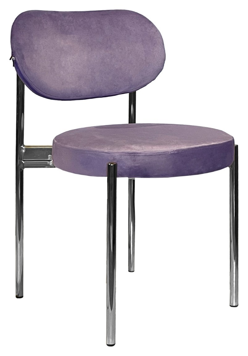 Стул Модерн Серебро, Нежная орхидея