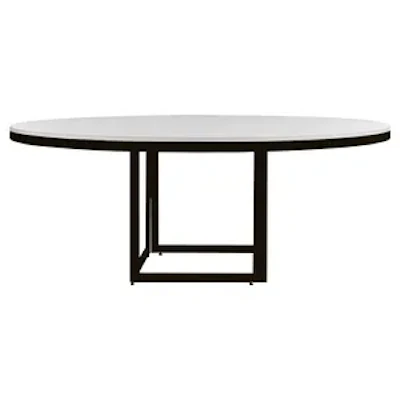 Стол Корнерс круглый, белый + перекрас металла в любой цвет - изображение 5