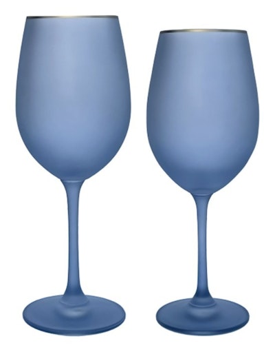 Сет матовых бокалов Лоллипоп Голубика
