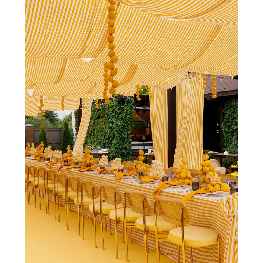 Стул Модерн Золото, Натуральный ротанг + Желтая субмарина - Фото миниатюра 6